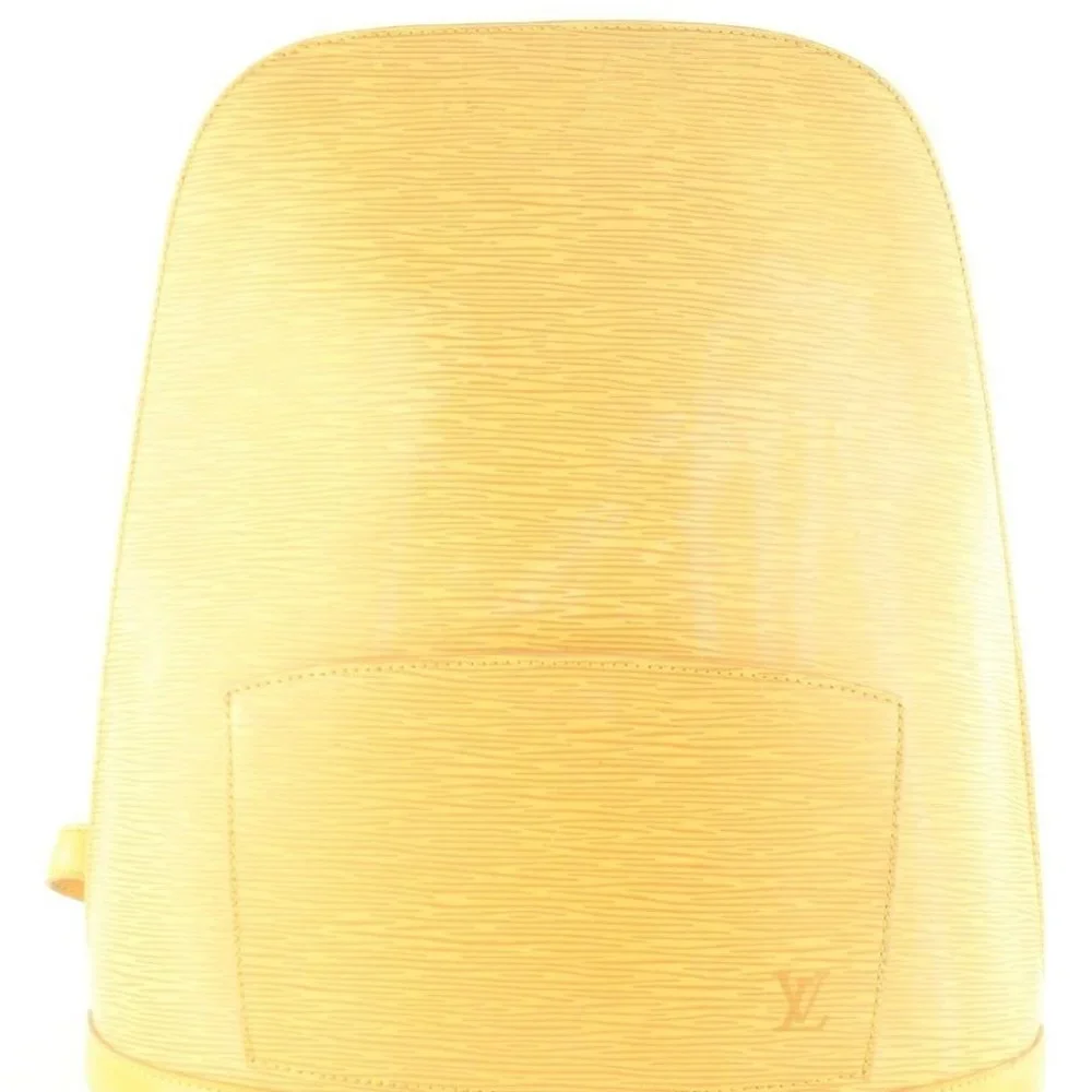 Louis Vuitton Yellow Epi Leather Gobelin Medium Backpack 6LV117K